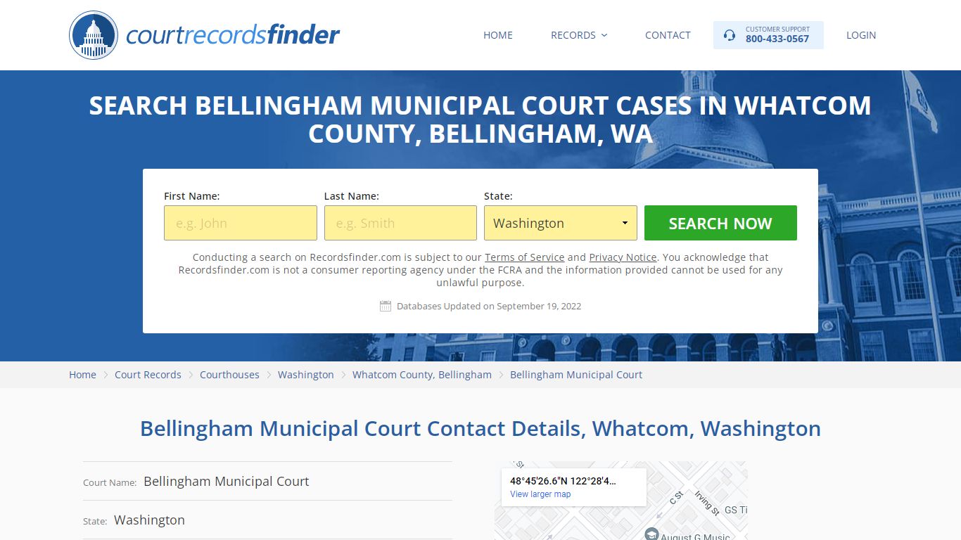 Bellingham Municipal Court Case Search - RecordsFinder