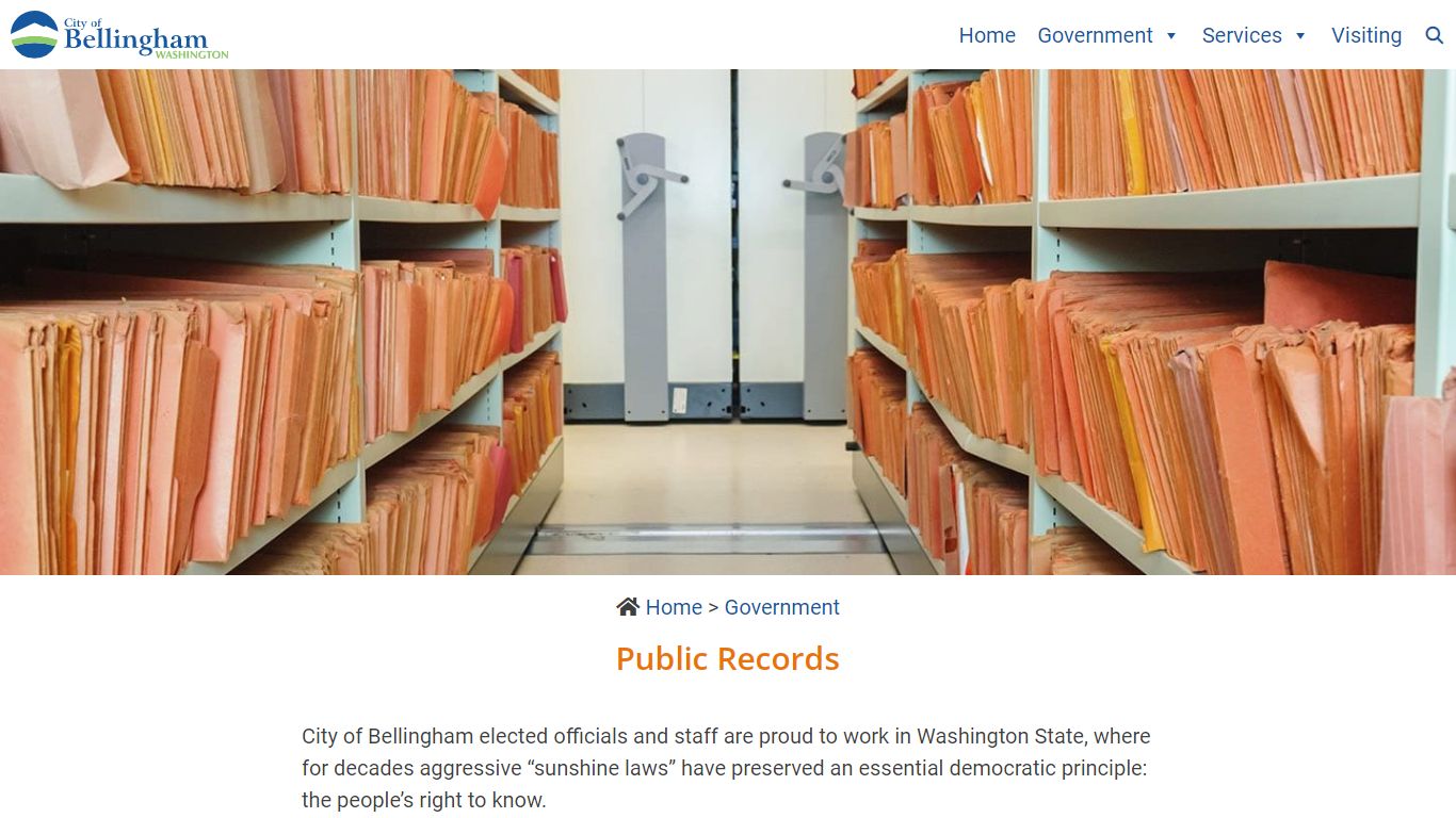 Public Records - City of Bellingham